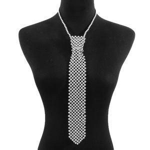 2025 Mode Sieraden Hot Selling Populaire Parel Handgemaakte Kraag Franse Design Vrouwen <span class=keywords><strong>Extra</strong></span> Lange Parel Kettingen Stropdas - Product Image 4