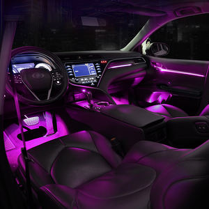 Lumière d'ambiance pour Toyota Camry 8ème XV70 2018-2023 Éclairage d'<span class=keywords><strong>ambilight</strong></span> intérieur Lampe d'ambiance décorative 256 Couleur - Product Image 1