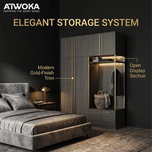 Ensemble de meubles de rangement de chambre à coucher de qualité supérieure pour les projets d'hôtels, d'appartements et de logements locatifs - Product Image 6