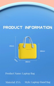 กระเป๋าใส่แล็ปท็อป Fungoofun Luxury Designer ขนาด <span class=keywords><strong>14</strong></span> 15 16 นิ้ว ผลิตจากวัสดุ EVA ป้องกันน้ำและแรงกระแทก - Product Image 2