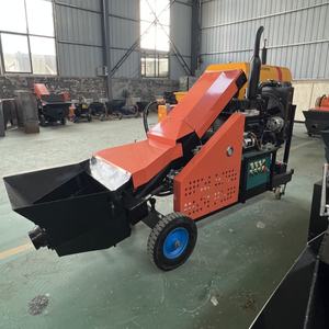 משאבת מלט מיני נייד סולר נייד עם מנוע 15kw כוח מנוע בנפח של 12 מ/שעה - Product Image 2