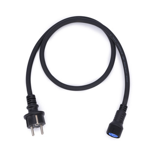 Low Loss <strong>Copper</strong> Solid Conductor PVC Single Electrical <strong>Wires</strong> 100m Power Male Female European Style Direct Insertion Adapter Cable - Product Image 3