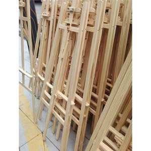 Chevalet en bois de pin jaune Lida 1,2 m 1,5 m 1,75 m, support d'exposition pour œuvres d'art, origine Chengdu - Product Image 1