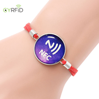 Bracelet de mode conçu sur mesure avec carte époxy à puce NFC Bracelet intelligent NFC pour le contrôle d'accès