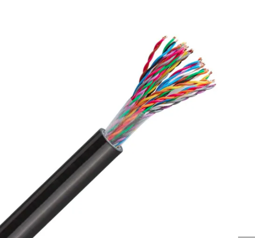 Factory Price White 1000FT Telephone Wire Cable 20 40 60 100 Pairs PVC Insulation Stranded Conductor 600V Rated Voltage