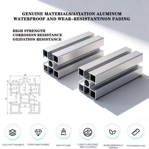 Profilo in Alluminio Estruso 4040, Telaio Industriale in Alluminio Purificato Personalizzabile con Lunghezza di Taglio - Product Image 1