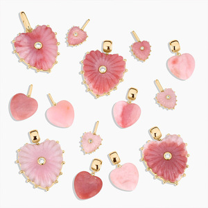 Nuevo estilo de moda para mujer, joyería de piedra chapada en oro PVD de 18 quilates, collar con colgante de fruta de cereza roja para fiesta de mujer - Product Image 1