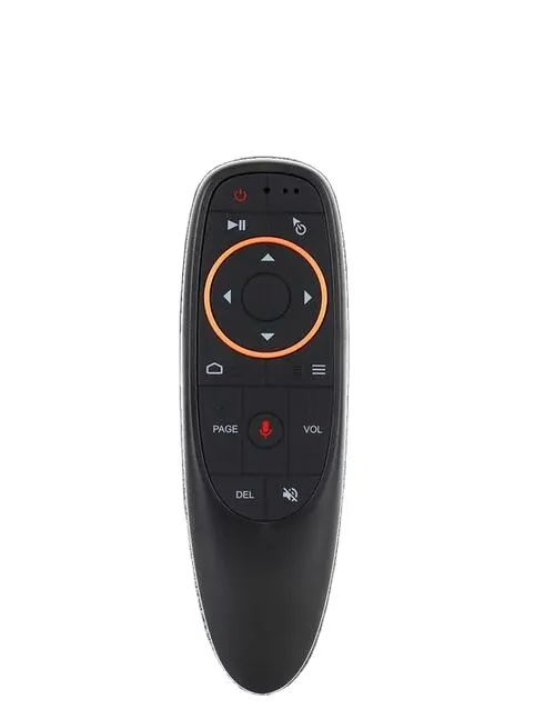 Air mouse — télécommande sans fil 2.4g, G10 G10S avec 6 Gyroscope, avec télécommande pour boîtier TV, utilisé avec Mini télécommande 2.4G avec lumière led