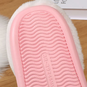 Hombres 2025 Otoño/Invierno interior cálido acogedor casa <span class=keywords><strong>Zapatos</strong></span> nueva llegada de algodón para zapatillas de suela gruesa EVA Slip-On diseño para parejas - Product Image 6