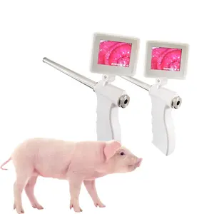 Pistola de inseminação artificial de porco, equipamento de inseminação visual para porcos