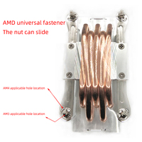 Clip de fixation pour dissipateur thermique de processeur AM4/AM5, support de montage avec plaque arrière - En stock