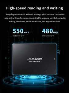 Juhor katı hal diski 512GB <span class=keywords><strong>2</strong></span>.5 inç SATA <span class=keywords><strong>3</strong></span>.0 dahili SSD sürücü masaüstü için PC dizüstü Mac Metal kabuk için - Product Image 4