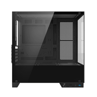 Ruix Carnival 2023 Newest Design Desktop Cabinet Gaming Computer Hardware & Software Tempered Glass Side Panel MATX Casing