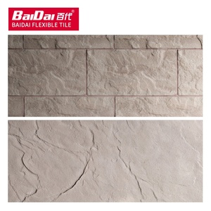 Carta da parati da esterno in pietra flessibile naturale impiallacciatura di pietra naturale morbida e flessibile per esterni piastrelle in ardesia pietra naturale - Product Image 3