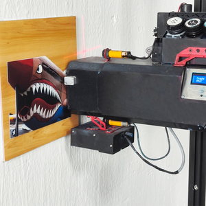 Uv Tường Máy In Mk01 Hệ Thống Servo Dx7 Đầu In Tự Động Mới 1 Năm 1800Mm Modular Xây Dựng Điều Khiển Không Dây Thông Minh Quản Lý Mực - Product Image 2