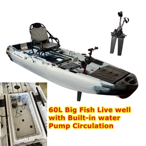 Kayak de Pesca Modular de 2.9M para 1 Persona, con Pedales Desmontables y Plegables, Motorizado, de HDPE, para Surf - Product Image 2