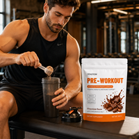 Poudre pré-entraînement OEM haute performance, complément d'entraînement, bêta-alanine, citrulline, taurine, poudre pré-entraînement