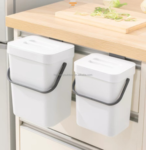 Poubelle à compost sectionnelle économique pour <span class=keywords><strong>cuisine</strong></span> et maison, durable, 6L, en PP recyclé, personnalisable, pour intérieur et jardin - Product Image 4