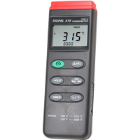 High Quality TECPEL Single Channel K-Type Digital Temperature Thermocouple Thermometer with Plastic Housing for Industrial Use