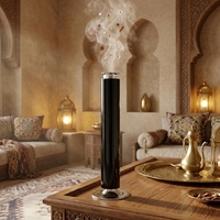 Diffuseur d'huiles essentielles de luxe à peinture piano, contrôle intelligent par application, design cylindrique élégant, batterie 10000 mAh, pour la maison et le SPA
