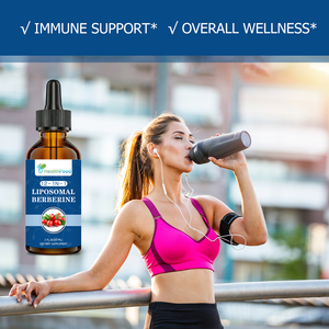 Suplemento Dietético de Berberina Liposomal en Gotas con Etiqueta Personalizada ODM, Promueve la Salud Intestinal y Apoya los Niveles de Metabolismo para Adultos - Product Image 5