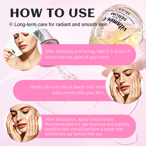 เซรั่มวิตามินซีแบบเม็ดน้ำมัน 30 มล. ปรับสีผิวให้กระจ่างใส ลดความหมองคล้ำ ฟื้นฟูผิว ต่อต้านอนุมูลอิสระ บำรุงผิวชุ่มชื้น - Product Image 5