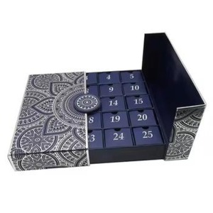 High end paper gift <b>calendar</b> box double door packaging cosmetic packaging box, customizable according to needs - Product Image 2