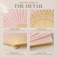 Éventail en bois personnalisé, éventail en bambou, housse d'éventail en bambou, cadre personnalisé, artisanat, danse, tissé, cercle, personnalisé, solide