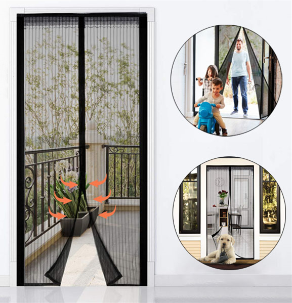 ZL-москитная сетка, дверная занавеска, Магнитная Дверь