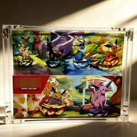 Boîte de protection magnétique moderne pliable en acrylique pour cartes TCG, protection UV à 95 %, sans bulles, ajustement parfait, livraison rapide RTS