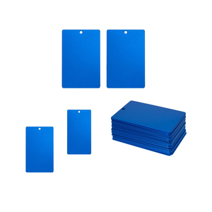 Plaques vierges personnalisées en acier inoxydable et aluminium pour gravure rose, tolérance de 0,01 mm, pour étiquettes numérotées, médailles pour chiens, pendentifs et décorations - Product Image 1