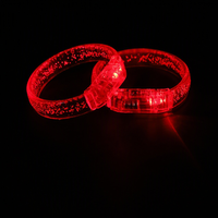 Bracelet LED Lumineux en Acrylique pour Concerts et Festivals de Musique, Alimenté par Piles, Non Toxique, Bracelet de Fête