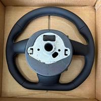 Volant de voiture en cuir pleine fleur modèle M sans boutons, prêt à l'emploi, pour Audi A4 B8.5 2012-2016, S6 2015, S4 B9.5 Rs4 2018