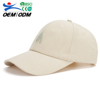 Gorra de Béisbol Personalizada de 6 Paneles, Deportiva, con Letras, Protección Solar, Unisex, de Algodón Caqui, con Hebilla Metálica