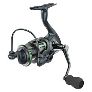 Carrete de Pesca Giratorio JQWBJHASI117 con Cuerpo Metálico para Pesca en Agua Salada y Dulce, Compatible con Señuelos Artificiales - Product Image 1