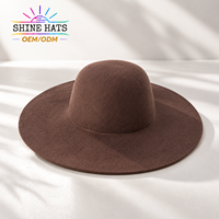 Chapeaux en feutre à large bord 2027, logo personnalisé, vente en gros, luxe, souple, sombrero, chapeau 100% laine, en vrac, pour femmes, chapeau melon, chapeau fedora