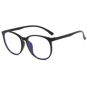 Montures de lunettes rondes rétro classiques de haute qualité, lunettes optiques, lunettes d'ordinateur, anti-lumière bleue, unisexe en stock