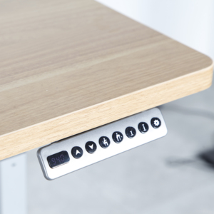 Ergonomic máy tính bảng nội thất văn phòng Chiều cao bàn có thể điều chỉnh bàn màu xám bàn khung đứng bàn duy nhất động cơ kép - Product Image 5