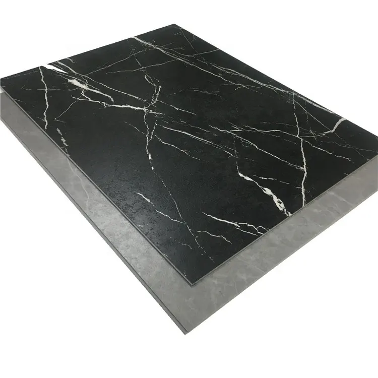 UV coating wear Layer handscraped deep marble embossed rigid core luxury vinyl flooring pvc tiles decor floor spc flooring