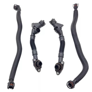 4 pièces de tuyaux de ventilation de carter moteur gauche et droite 11157575640 11157575641 11157646086 11157646087 pour BMW 550i <span class=keywords><strong>650i</strong></span> 750Li X5 X6 B7 - Product Image 1