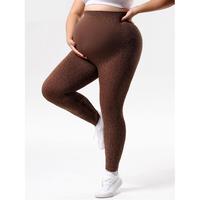 Leggings gainants pour femmes enceintes, ultra-confortables, couleur café, assortis, nouvelle collection 2026, grande taille, pantalon de sport