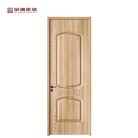 Porte intérieure décorative en mélamine sculptée, certifiée ISO et CE, facile à nettoyer, pour usage résidentiel, directement de l'usine