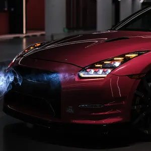 Accessoires auto TYPY pour Nissan GTR R35, phares 2007-2023, modifiés avec nouveaux feux de jour dynamiques à LED et clignotants. - Product Image 5