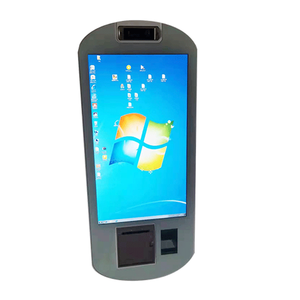 Kiosco de pago de comida rápida con impresora térmica, caja de escáner de código QR, color blanco, pared de Metal, 21 Uds. - Product Image 6