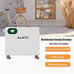 Powerwall 48v 300ah 15kwh Batterie Lifepo4 51.2V 16,08 kWh 314Ah 360Ah IP54 15 kw Batterie solaire Lifepo4 - Product Image 1