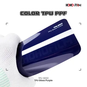 HOHOFILM Tpu mobil Film perubahan warna PPF cair logam merah otomatis 1.52*16m/gulungan Ppf Film pelindung cat berwarna lapisan PPF