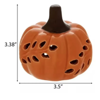 Meilleure Vente 2026 : Lanterne Citrouille LED en Céramique Personnalisée – Idéale pour l'Automne, la Récolte, Noël et Thanksgiving