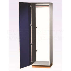 Armoire de rangement en métal, 1 à 2 portes, suspension en acier, armoire, casier, placard de chambre à coucher - Product Image 5