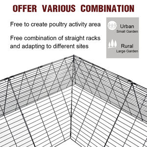 Tunnel Triangolare Portatile per Polli Conigli e Anatre, Tunnel da Esterno per Animali Domestici e Pollai da Giardino - Product Image 5