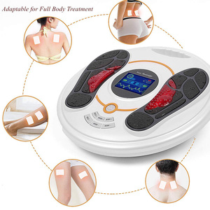 Masseur électrique pour les jambes EMS TENS, stimulateur de la circulation sanguine des pieds, pour les chevilles enflées, fasciite plantaire, massage des pieds, bain de pieds - Product Image 5